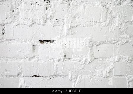 White brick wall as a background Stock Photo