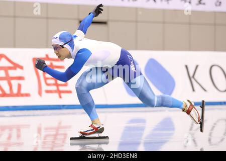 Nagano, Japan. 31st Dec, 2021. Seitaro Ichinohe Speed Skating : The Japan Olympic Team Trials for Beijing Men's 1500m at M-Wave in Nagano, Japan . Credit: YUTAKA/AFLO SPORT/Alamy Live News Stock Photo