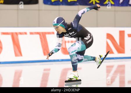 Nagano, Japan. 31st Dec, 2021. Nana Takagi Speed Skating : The Japan Olympic Team Trials for Beijing Women's 1500m at M-Wave in Nagano, Japan . Credit: YUTAKA/AFLO SPORT/Alamy Live News Stock Photo