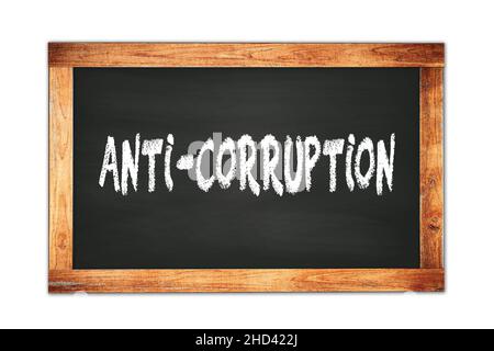 ANTI-CORRUPTION text written on red grungy stamp sign Stock Photo - Alamy