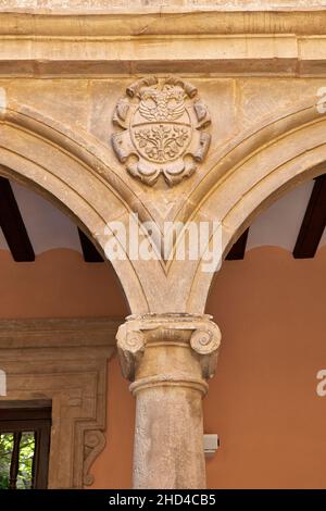 Palacio Condes de Cirat o Casa Grande. Almansa. Albacete. Castilla-La Mancha. Spain. Stock Photo