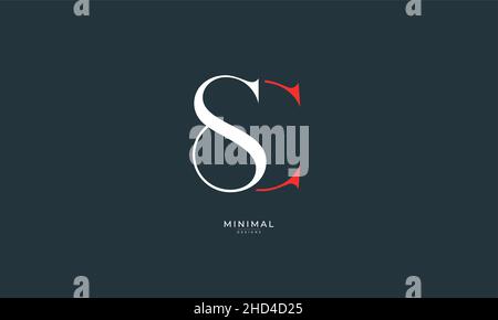 Alphabet letter icon logo SC Stock Vector Image & Art - Alamy