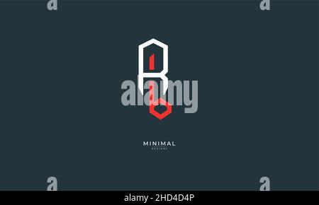 Initial RB letter linked logo vector template. Swoosh letter RB logo ...