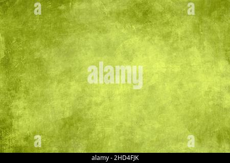 Chartreuse green wall grunge background or texture Stock Photo