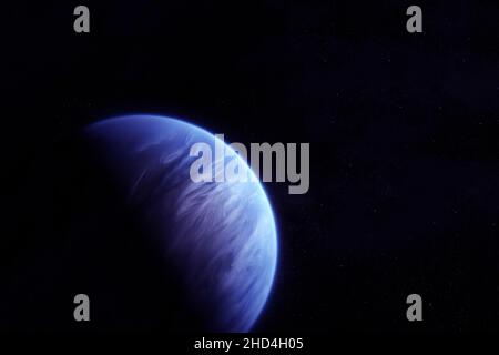 Exoplanet in deep space. Elements of this image furnished by NASA Stock Photo