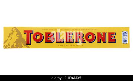 Toblerone Milk Chocolate Bar Stock Photo
