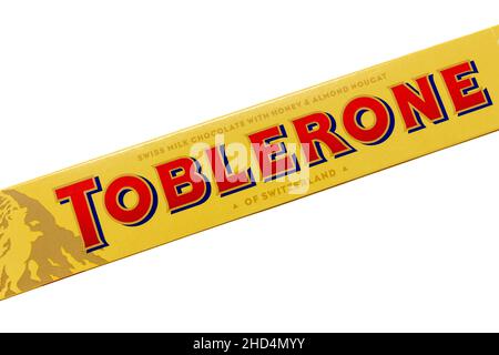Toblerone Milk Chocolate Bar Stock Photo