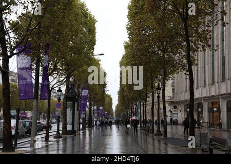 Paris Walk Stock Photo