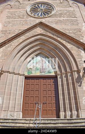 Church of Santa Eulalia in Gironella Catalonia Spain Stock Photo