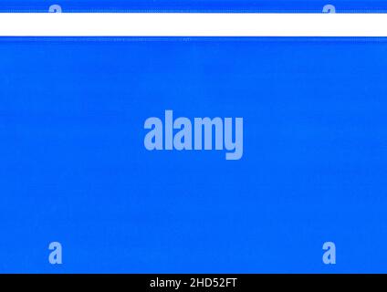 Blue office file or folder for paper storage. Plastic folder for office Stock Photo