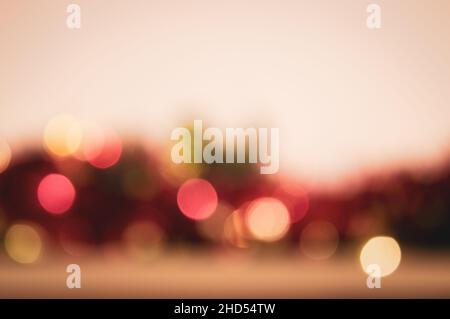 Sparkly bokeh blurred background decoration. Abstract blurred backdrop Stock Photo