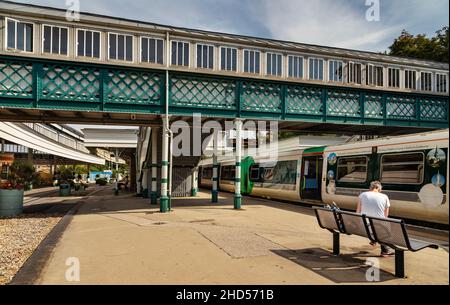 Lewes railway station, East Sussex, UK. Stock Photo