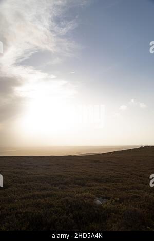 Simonside Hills in Northumberland, England. Part of the Cheviot Hills, Simonside is in Northumberland National Park. Stock Photo