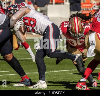 San Francisco 49ers linebacker Marcell Harris (36) against the Seattle  Seahawks during an NFL football game in Santa Clara, Calif., Sunday, Oct.  3, 2021. (AP Photo/Tony Avelar Stock Photo - Alamy