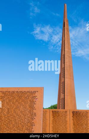 Memorial Spire at the International Bomber Command Centre. Stock Photo