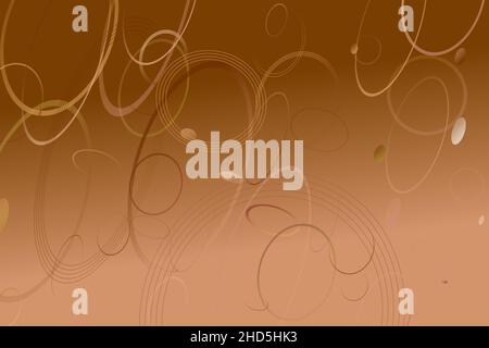 Color geometrical curved shape web page background Stock Vector