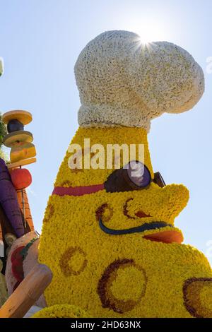 Float from the 2022 Tournament of Roses Parade Stock Photo