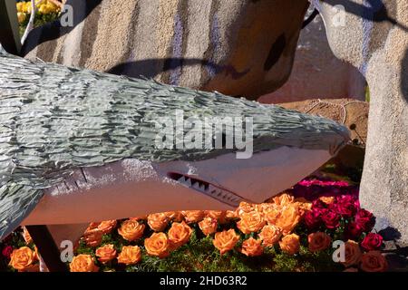 Float from the 2022 Tournament of Roses Parade Stock Photo