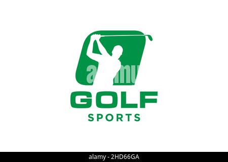 Alphabet letter icon logo Q for Golf logo design vector template, Vector label of golf, Logo of golf championship, illustration, Creative icon, design Stock Vector