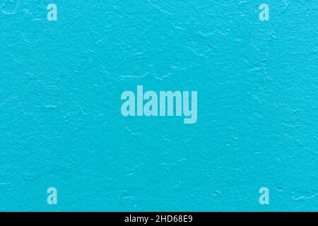 Abstract blue painted wall textured background Stock Photo