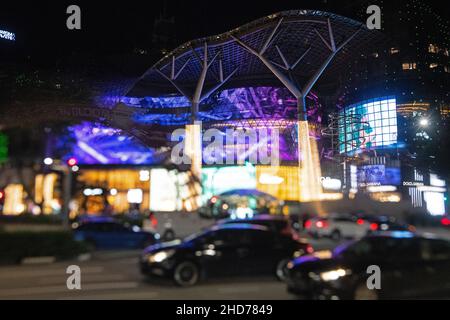 ION Shopping Mall in Singapore in the evening Stock Photo