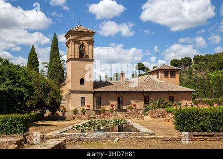 Convent of San Francisco at Alhambra Palace Stock Photo