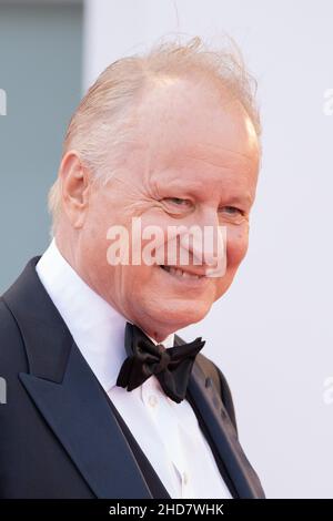 Lido di Venezia, Italy, September 3, 2021 - Stellan Skarsgard attends the red carpet of the 78° Venice film festival for the movie 'Dune' Credits: Luigi de Pompeis Stock Photo