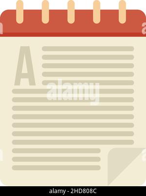 Cowboy hat icon. Flat illustration of cowboy hat vector icon isolated on white background Stock Vector