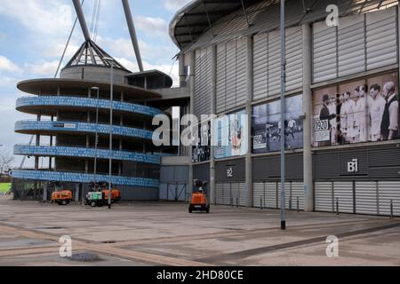 Manchester City Football Stadium A Day After The Game At Manchester England 8-12-2019 Stock Photo