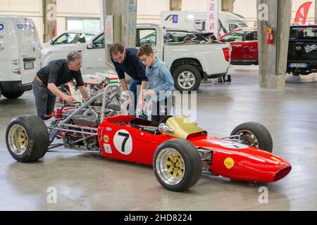 Villa Potenza Trade Fair Center, Motor Show, Exposure, Macerata, Marche, Italy, Europe Stock Photo