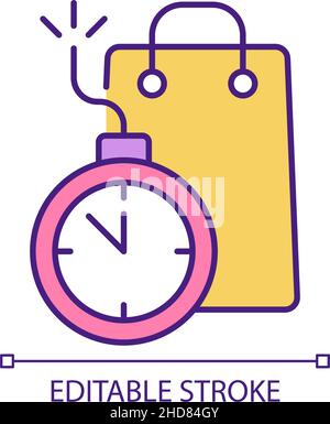 Scarcity and urgency concept icon Stock Vector Image & Art - Alamy