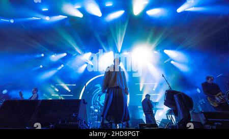 James headline Highest point festival, Lancaster Stock Photo