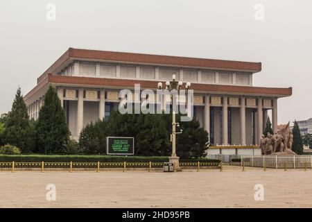 BEIJING, CHINA - AUGUST 27, 2018: Mausoleum of Mao Zedong in Beijing, China Stock Photo