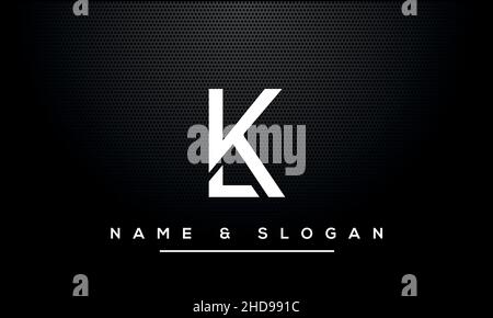 KL ,LK ,K ,L Abstract Letters Logo Monogram Stock Vector