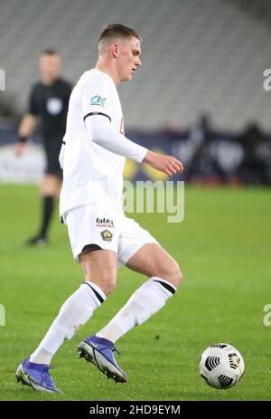 Sven Botman of Lille during the French Cup, round of 32, football match between RC Lens (RCL) and Lille OSC (LOSC) on January 4, 2022 at Stade Bollaert-Delelis in Lens, France - Photo Jean Catuffe / DPPI