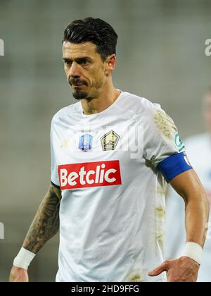LENS, FRANCE - JANUARY 4: Jose Miguel Fonte of Lille OSC during the French Cup match between Racing Club de Lens and LOSC Lille at Stade Bollaert-Delelis on January 4, 2022 in Lens, France (Photo by Jeroen Meuwsen/Orange Pictures)
