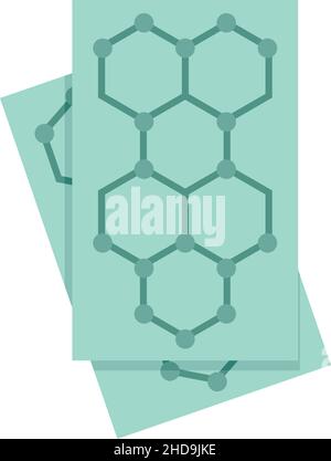 Nanotechnology icon. Flat illustration of nanotechnology vector icon isolated on white background Stock Vector