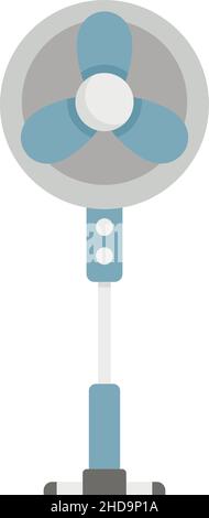 Room fan stand icon. Flat illustration of Room fan stand vector icon isolated on white background Stock Vector