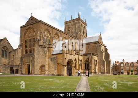 Sherborne Abbey Stock Photo