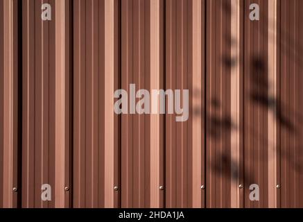 Background of the metal sheet wall Stock Photo