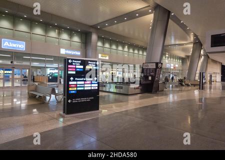 Car rental building at the San Diego Airport, California, USA Stock Photo