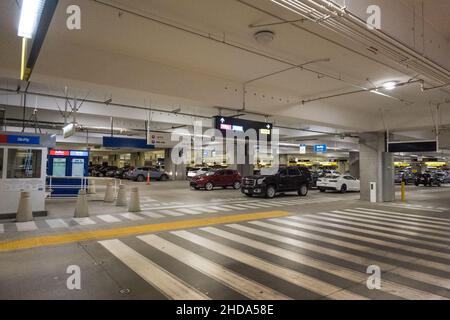 Car rental building at the San Diego Airport, California, USA Stock Photo