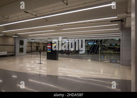 Car rental building at the San Diego Airport, California, USA Stock Photo