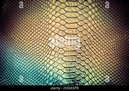 Luxury snake skin texture use for background Stock Photo