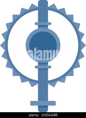 Top view animal trap icon. Flat illustration of Top view animal trap vector icon isolated on white background Stock Vector