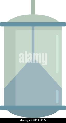 Bird trap icon. Flat illustration of Bird trap vector icon isolated on white background Stock Vector