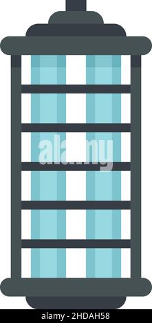 Insect hunt lamp icon. Flat illustration of Insect hunt lamp vector icon isolated on white background Stock Vector
