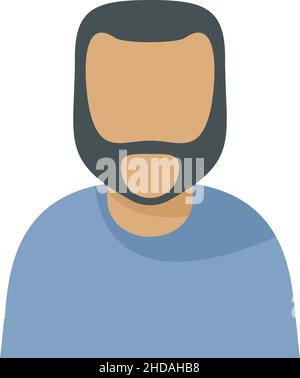 Illegal immigrant icon. Flat illustration of Illegal immigrant vector icon isolated on white background Stock Vector