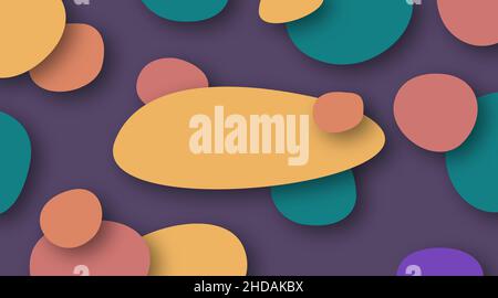 Printable and Useable Colorful Background Templates for Greeting Cards, Web Banners, Business Cards and Leaflets. Stock Vector