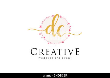 AA feminine logo. Usable for Logo for fashion,photography, wedding, beauty, business. Flat Vector Logo Design Template Element.DC Stock Vector